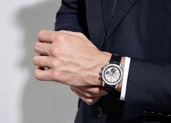A Man with Diamond Watches A Man with Diamond Watches